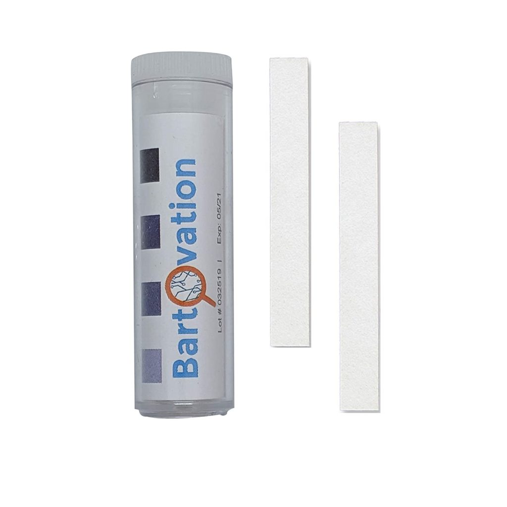 Restaurant Chlorine Sanitizer Plastic Test Strips, 0-300 ppm