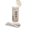 Total Water Hardness Test Strips 0-500 ppm bottle with strips Infront of bottle