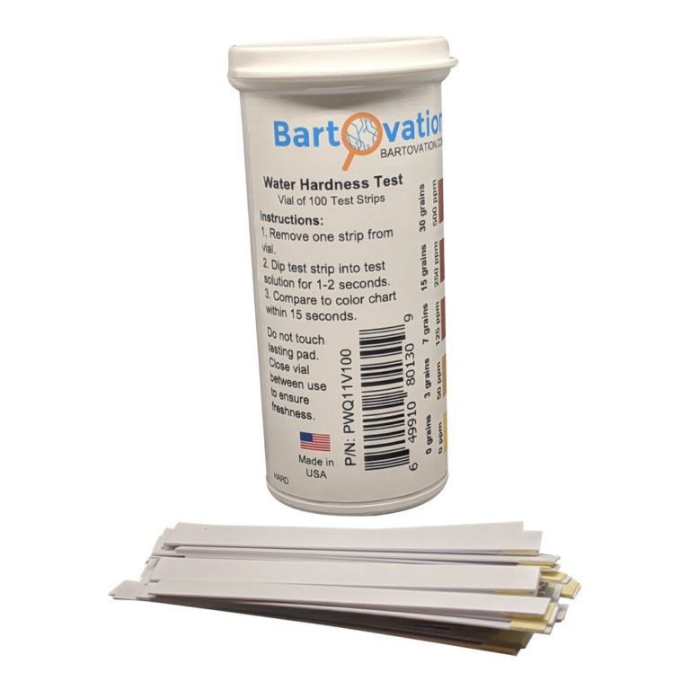 Water Hardness Test Strips for Water Quality Bartovation