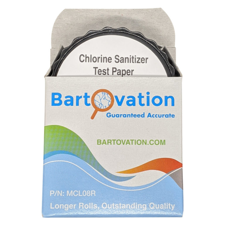 Restaurant Sanitizer Chlorine Test Paper Roll, 10200 ppm