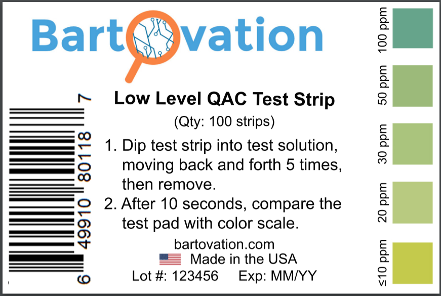 QUAT for sale online Day Dots Sanitizer Test Strips 4th Gen 