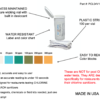 Restaurant Chlorine Sanitizer Plastic Test Strips, <span class="bldppm">0-300 ppm</span> [Moisture Wicking Vial of 100 Strips] - Image 2
