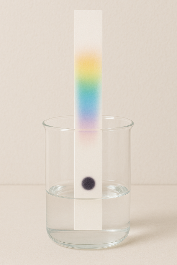 Grade 1 Chromatography Paper with Lab Instructions 6 x 0.75 Inches for Laboratories, School, Pigment Separation and Experiments - Image 2