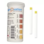 USA Made Total Water Hardness Test Strip Kit <span class="bldppm">0-500 ppm</span> [100 Strips in Moisture Wicking Bottle]