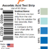 Ascorbic Acid Vitamin C Food Test Strips, 0.01 to 0.1% [Vial of 50 Strips]