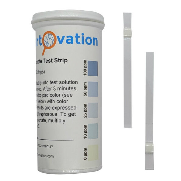  Phosphorous and Phosphate Detection Test Strips, 0-100 ppm [Vial of 50 Strips] 