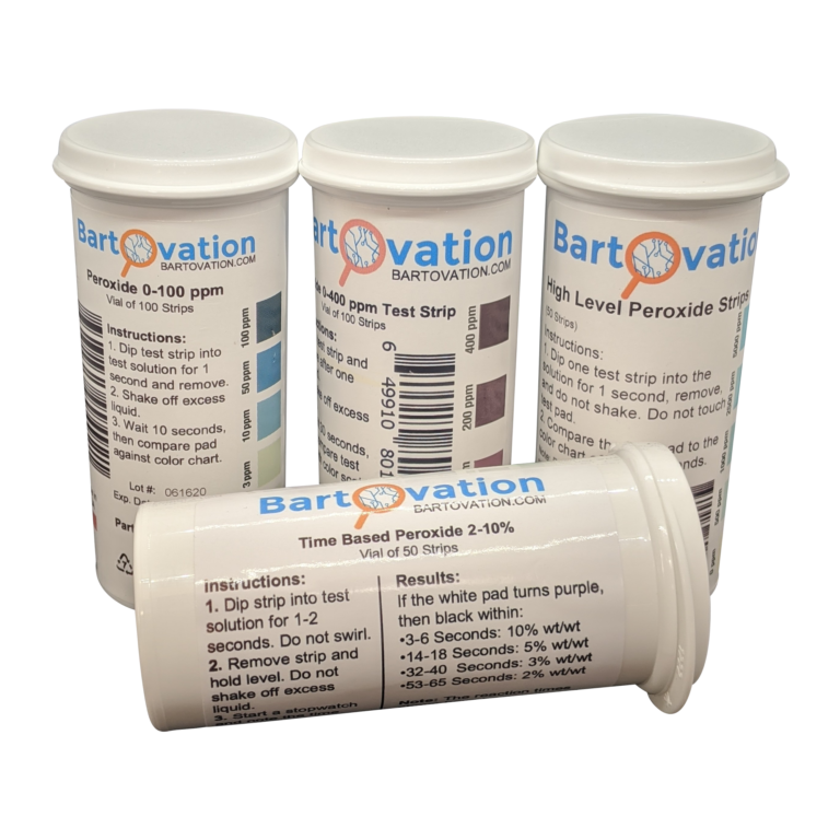 Disinfectants & Sanitizers | Bartovation Test Strips