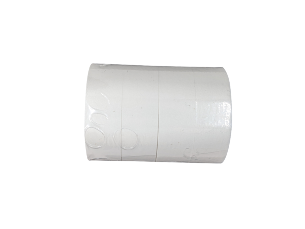 Lab Labeling Tape Multi Pack, 500 Length x 1/2 Width, 1 inch Core [6 White Rolls] for Marking