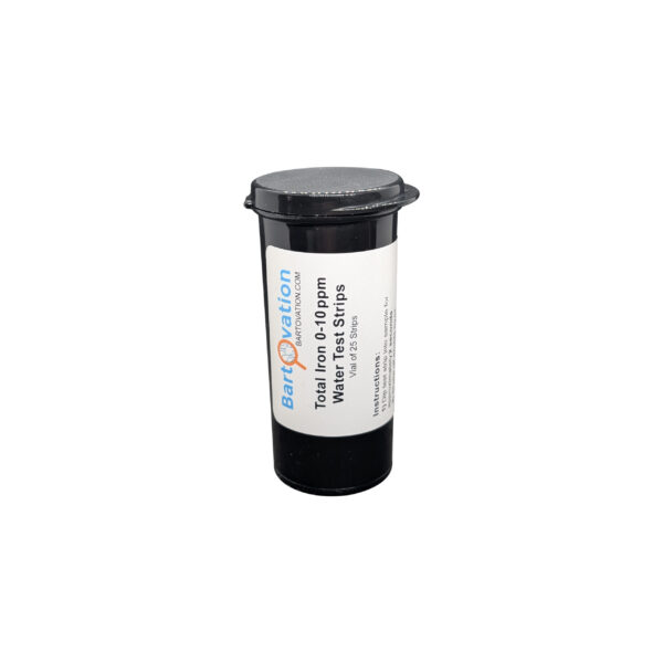 Total Iron Test Strips for Measuring Water, 0-10 ppm [Vial of 25 Strips] - Image 2