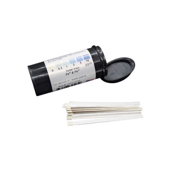 Total Iron Test Strips for Measuring Water, 0-10 ppm [Vial of 25 Strips] - Image 3