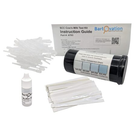 SCC Cow’s Milk Test Kit for Subclinical Mastitis Screening (Vial of 50 Strips)
