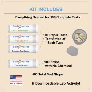 Super Taster genetic Test Lab Kit with Instructions
